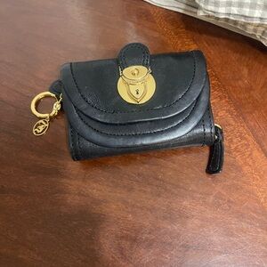 Juicy Couture Y2K Leather and Key chain Charm Wallet Vintage
